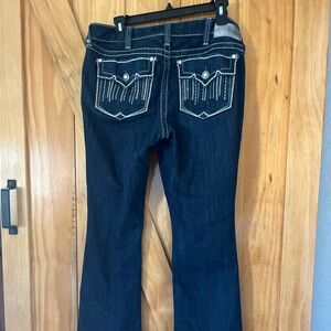 Ariat Women's Dark Blue Boot Cut Jeans